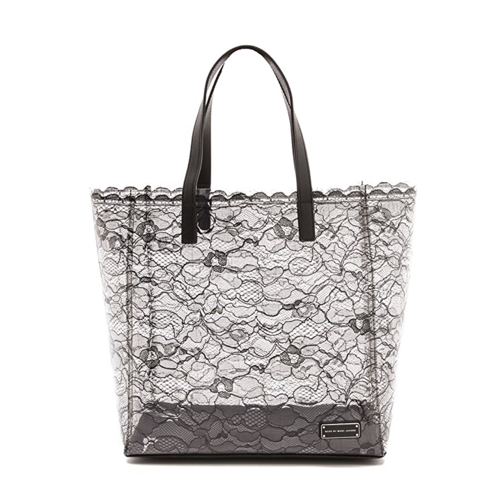 Marc By Marc Jacobs Black Lace Tote Bag